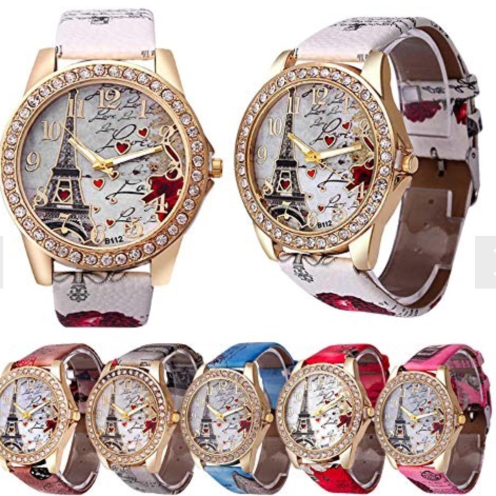 ✅3 x 20 Luxury Watch Crystal Eiffel Tower.